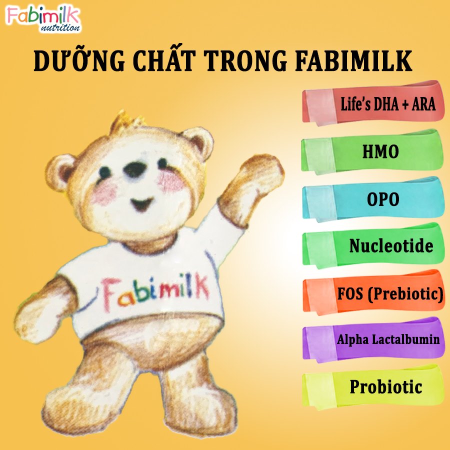 Sữa bột Fabimilk số 2 900g (6-12 tháng) - Nhập khẩu Vương quốc Anh