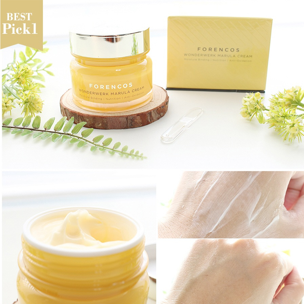 Kem Dưỡng Trắng Và Cấp Ẩm Da Ban Đêm Forencos Wonderwerk Marula Cream