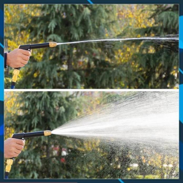 Bộ dây và vòi xịt tăng áp lực nước rửa xe tưới cây loại 5m 206810 TL