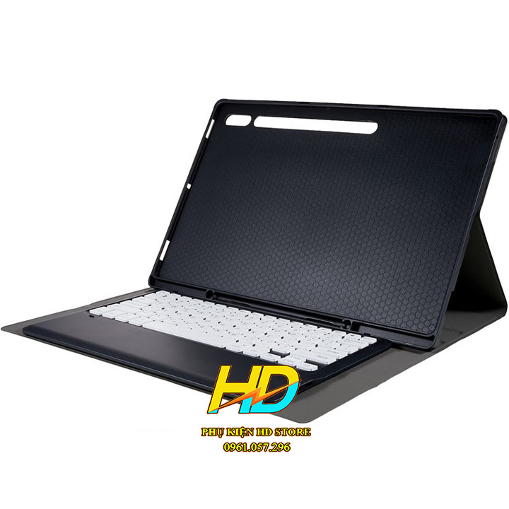 Bao Da Kèm Bàn Phím Dành Cho SamSung Galaxy Tab S8 Ultra 14.6 inch  SM-X900 X906 Smart Keyboard Kết Nối Blutooth tiện lợi - Hàng Nhập Khẩu