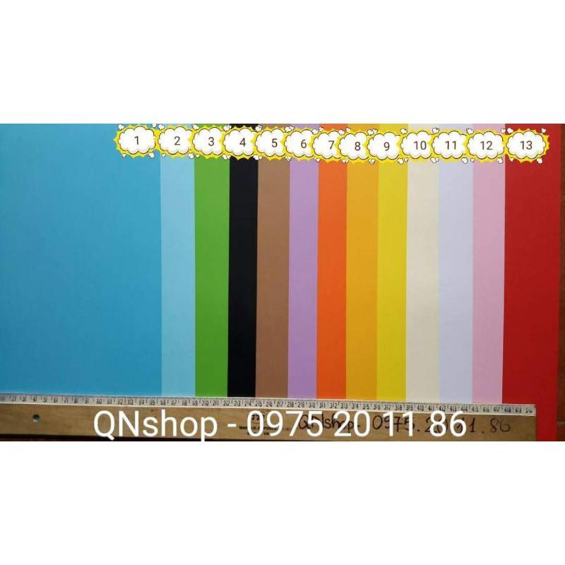 5 tờ giấy bìa Kraft 250 gsm cỡ A4, bìa màu 160 gsm, bìa màu 80 gsm... làm thiệp, scrapbook, lovebox...