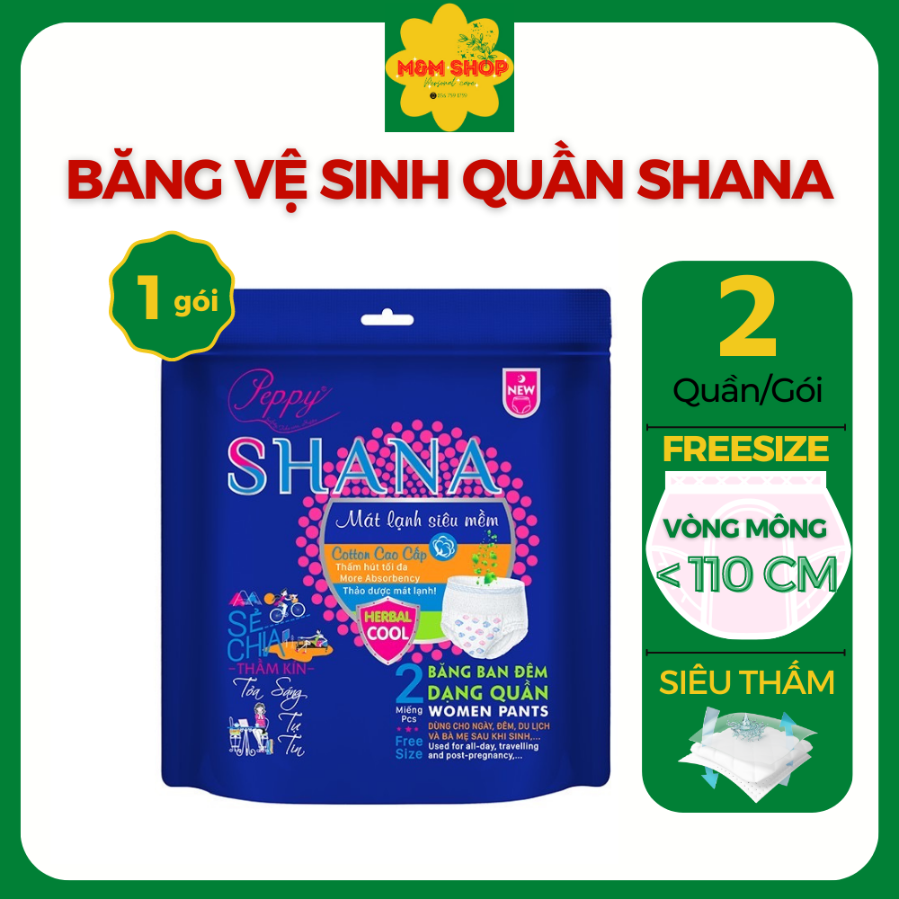 Băng Vệ Sinh Quần Shana Freesize Siêu thấm Siêu mềm