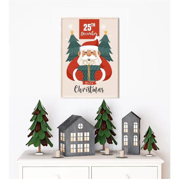 TRANH TREO TƯỜNG VINTAGE GIÁNG SINH 03