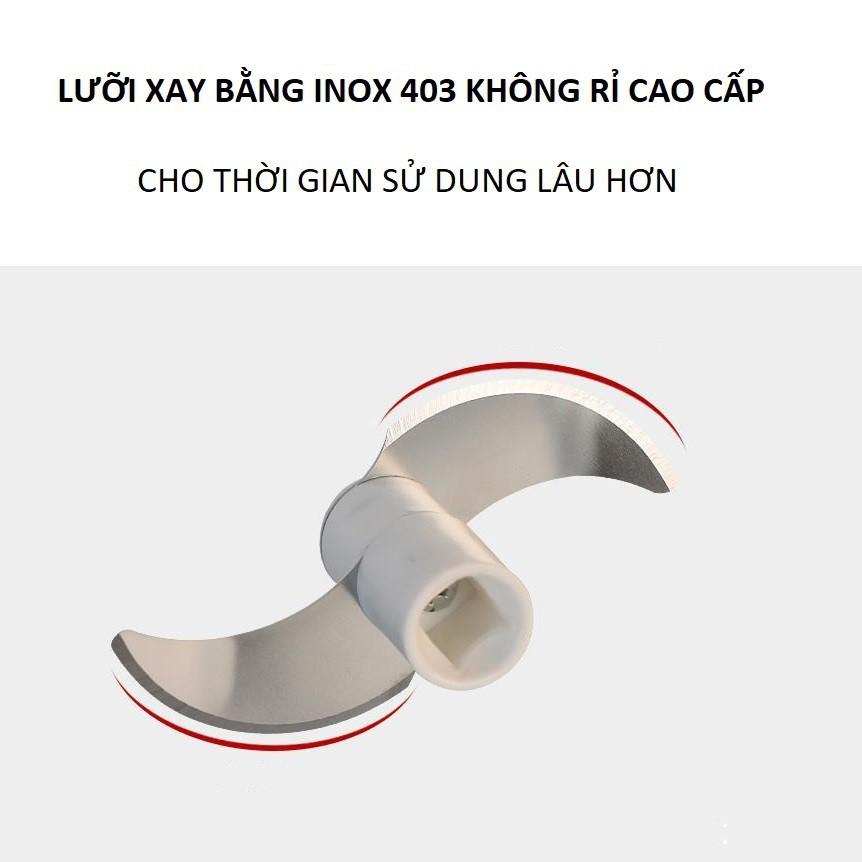 Xay tỏi ớt cầm tay mini đa năng tiện dụng cao cấp Máy xay tỏi ớt