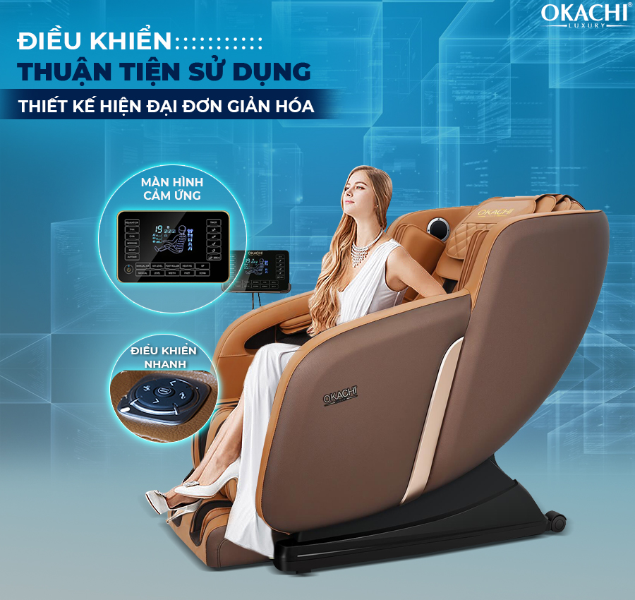 Ghế massage toàn thân OKACHI Luxury JP-I79