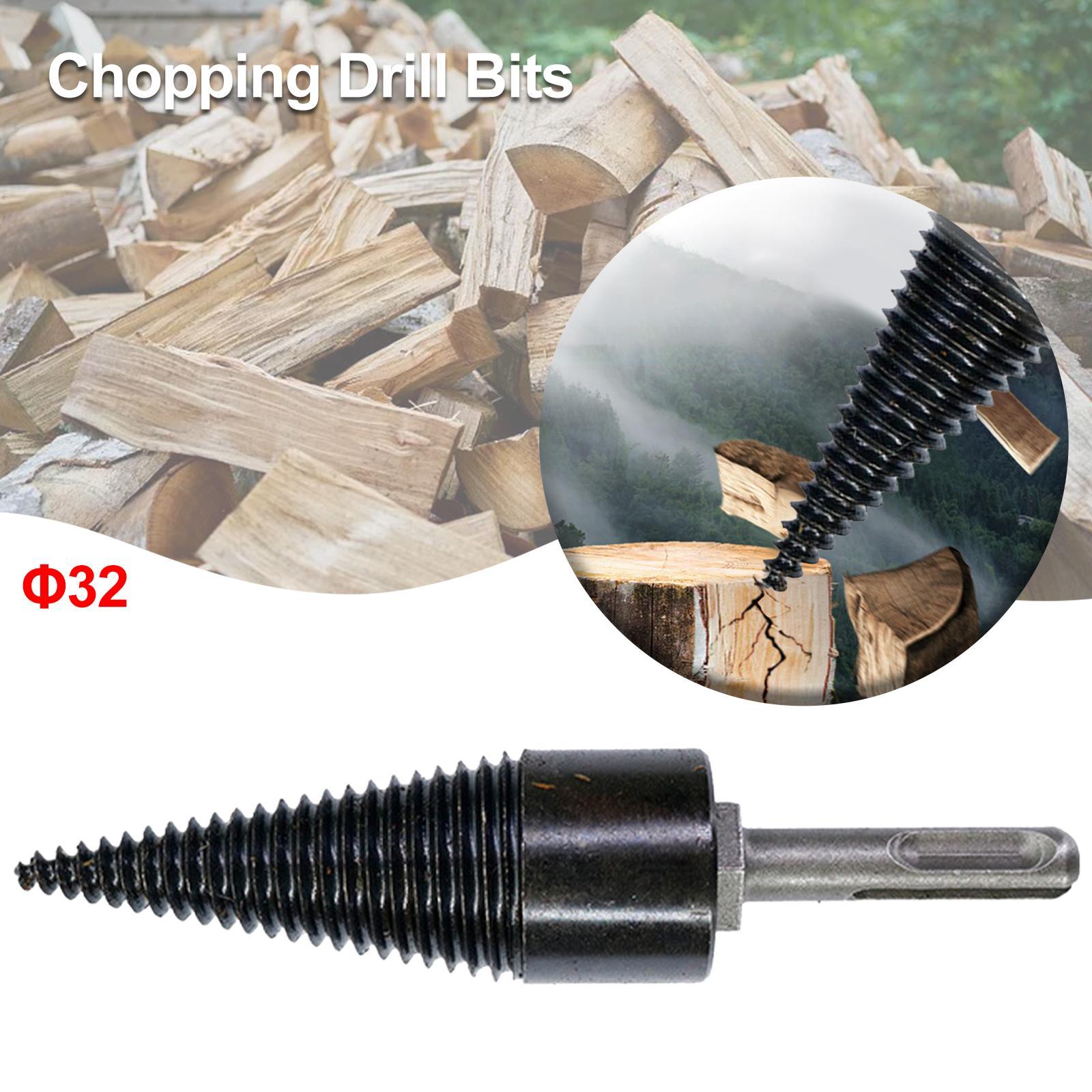 Firewood Drill Bit Wood Splitter, Electric Log Splitter Drill Bit, Wood Splitting Drill Bit, Reamer Timber Woodworking Tools