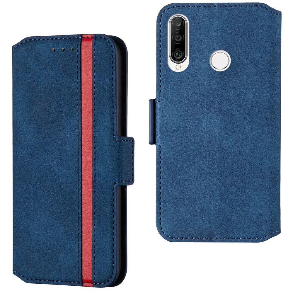 Bao Da Nắp Gập Có Ngăn Đựng Thẻ Cho Huawei P20 P30 Lite