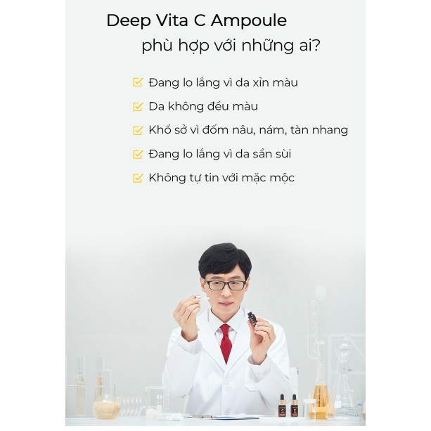 Tinh chất giúp dưỡng trắng medicube DEEP VITA C AMPOULE 30g