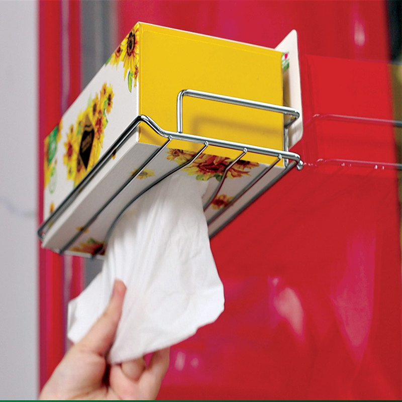 Kệ, giá để hộp giấy ăn dán hít