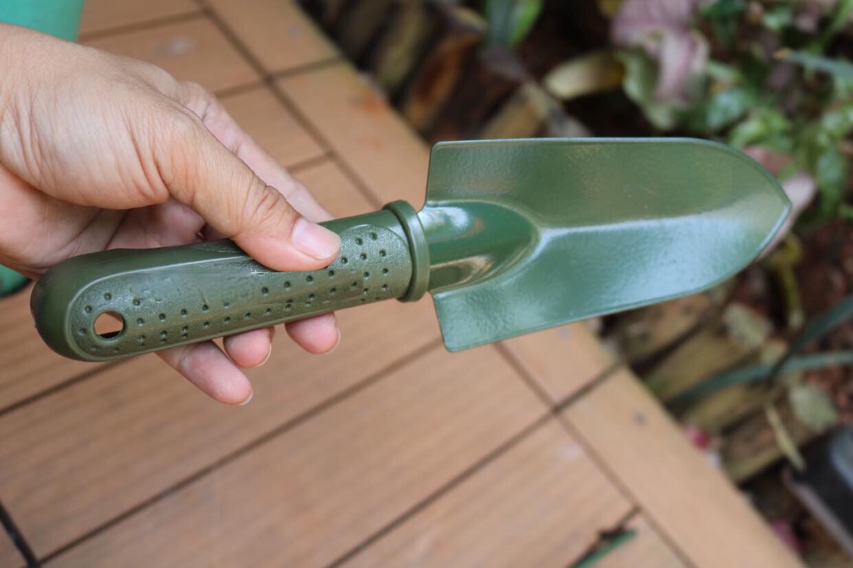 Bộ Xẻng Làm Vườn 3 Món - Màu quân đội