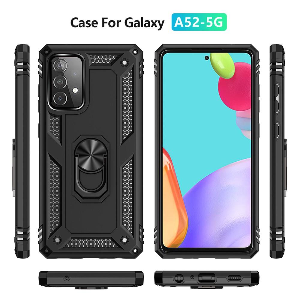 Ốp lưng cho Samsung A52 A52s 4G 5G chống sốc 2 lớp kèm nhẫn iring làm giá đỡ