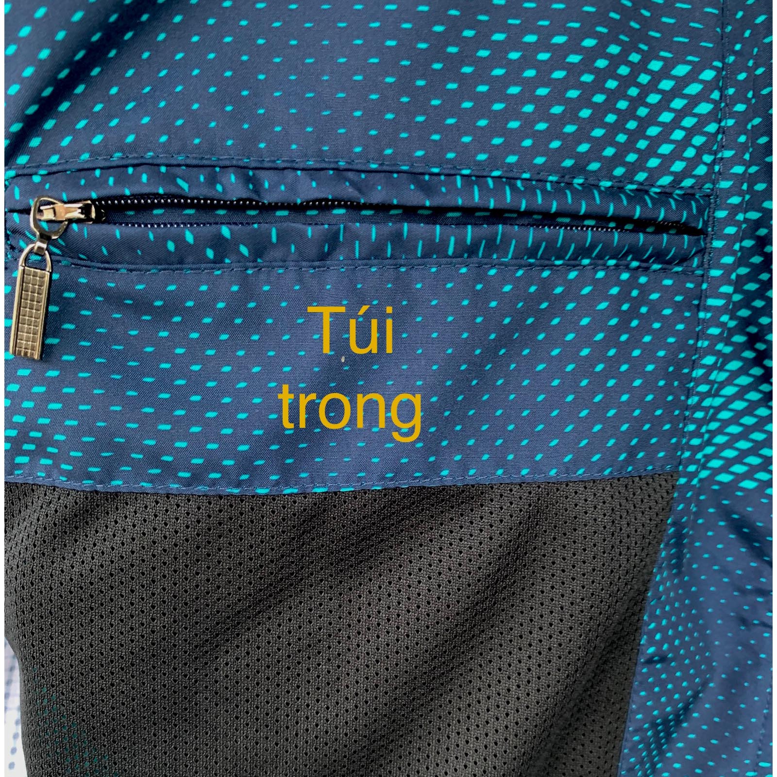 Áo Khoác nam Việt Tiến mẫu mới 6Q5005 có 2 màu xanh và màu đen - Áo Jacket nam - Áo khoác nhẹ nam 2 lớp Viettien