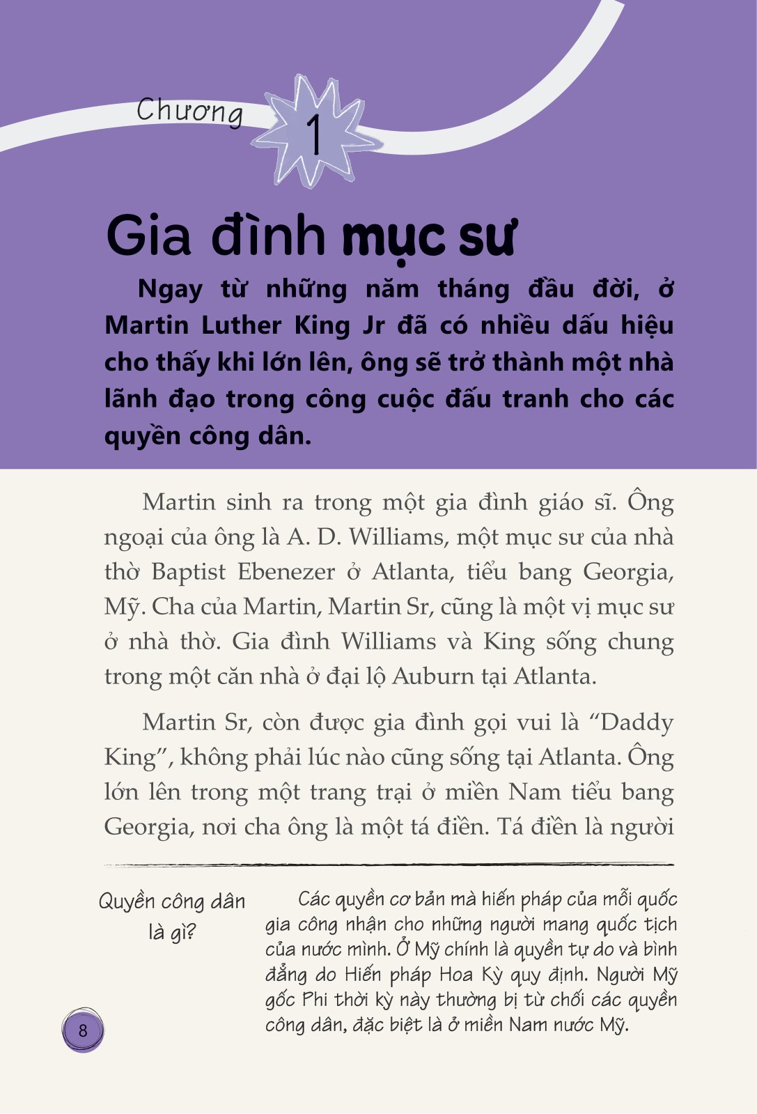 Truyện Kể Danh Nhân Truyền Cảm Hứng - Martin Luther King Jr