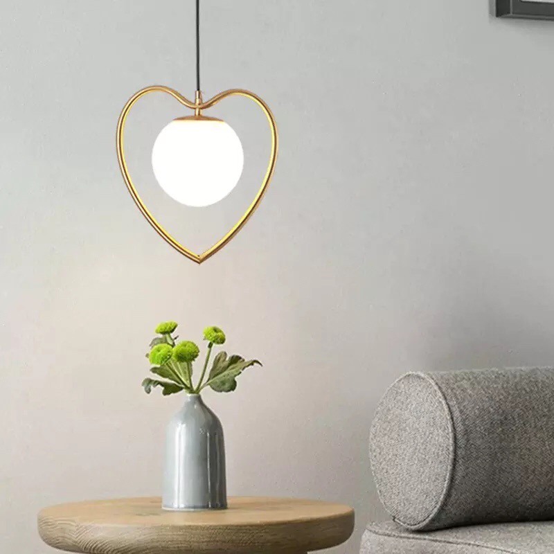 Đèn thả hình trái tim trẻ trung AHN-31
