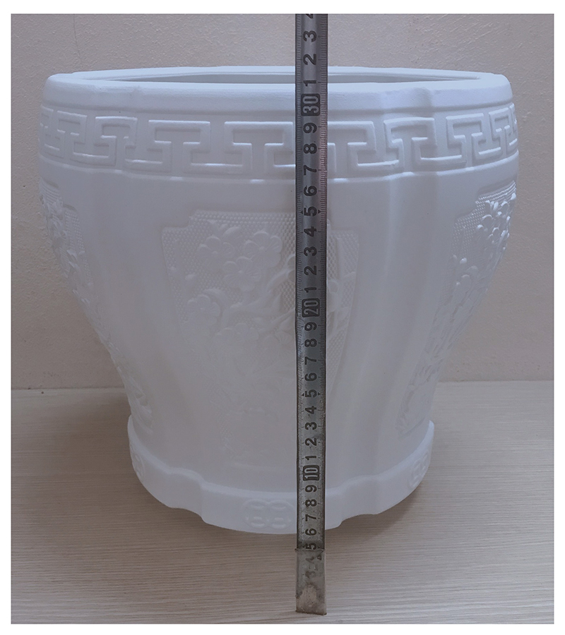 3 Chậu Nhựa Trồng Hoa, Cây Cảnh Bông Đào Kích Thước 30x32Cm