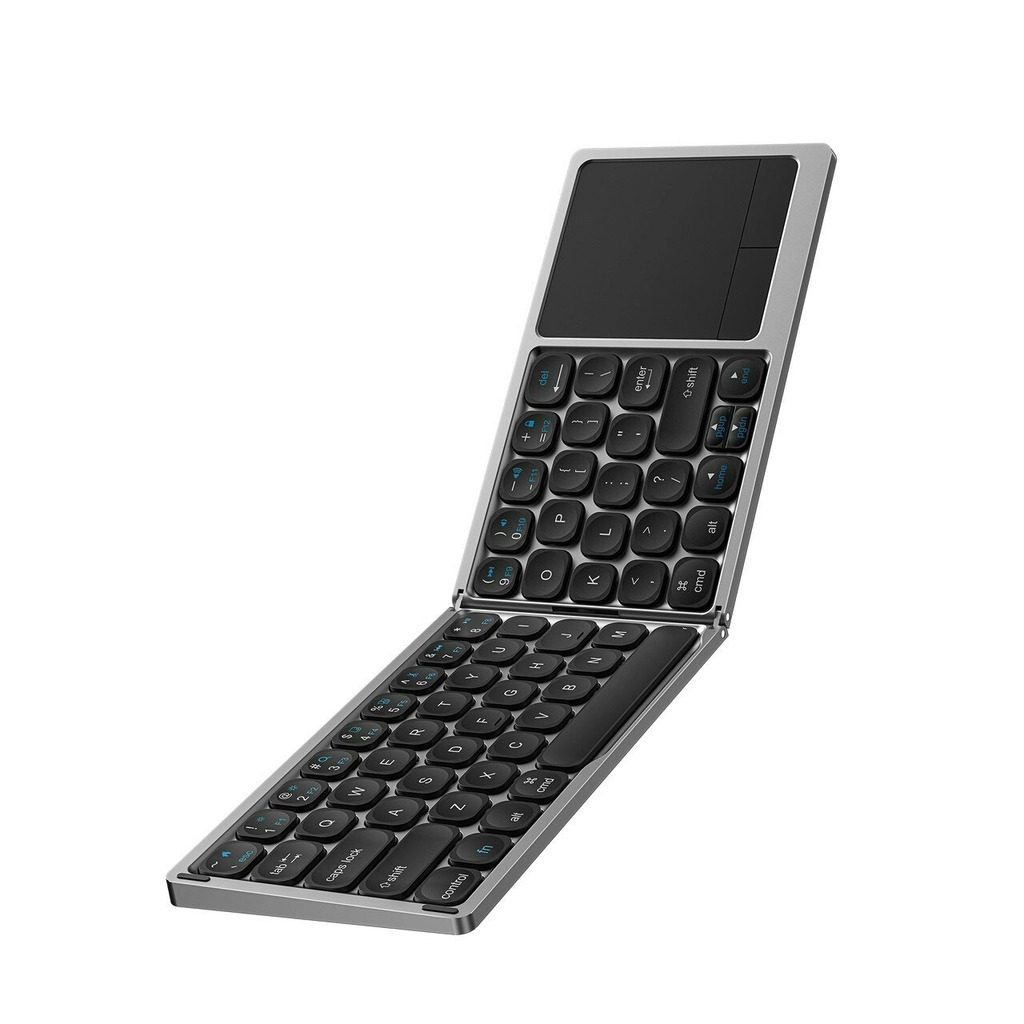 Bàn Phím Gập WiWU Foldable Keyboard FMK-04 Kết Nối Bluetooth, Thiết Kế Nhỏ Gọn Mang Đi Tiện Lợi - Hàng Chính Hãng