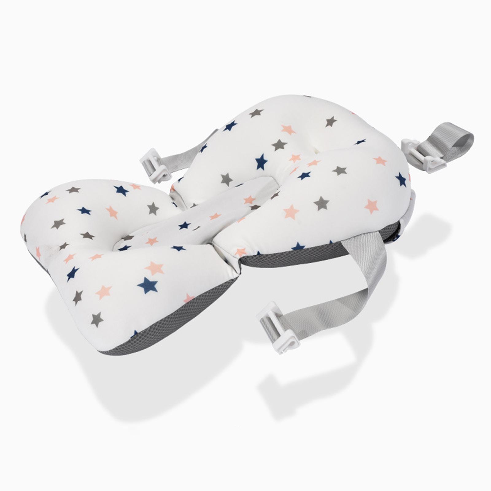 Anti-Slip Baby Bath Support Seat Soft Baby Bath Pillow for 0-6 Months