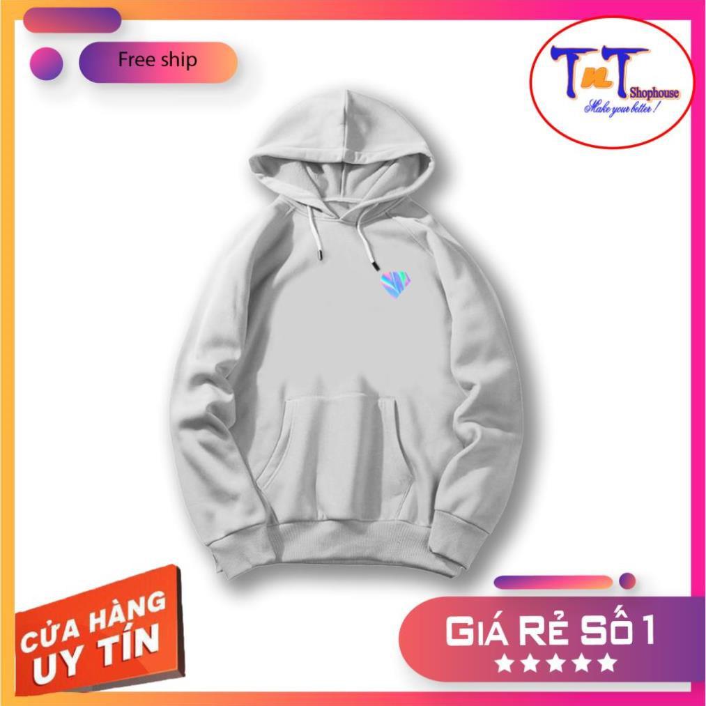 AS31 Áo khoác Sweater Viên Kim Cương  Phản Quang thời trang, sáng màu cá tính, phù hợp dã ngoại, giữ ấm tốt