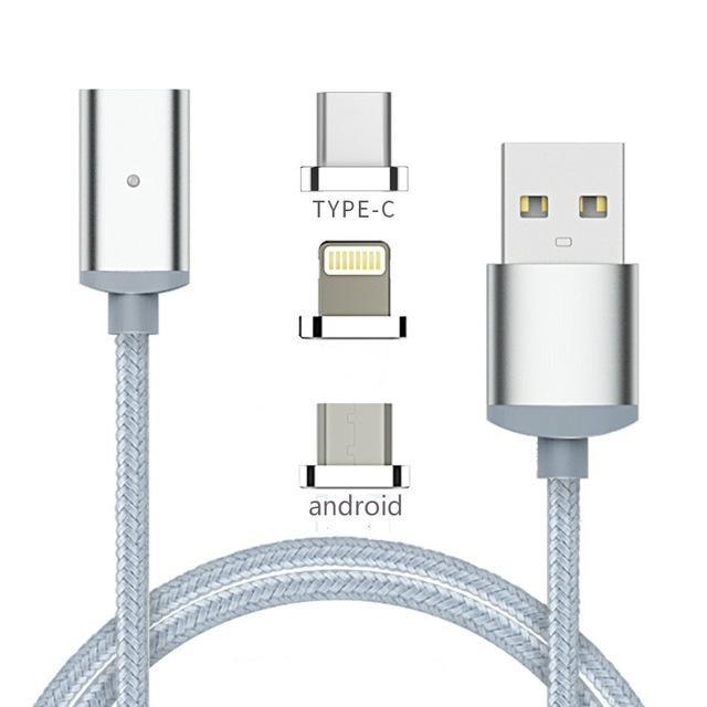 Cáp Sạc Nam Châm 3 đầu Adroid / IOS / Type-C - GIÁ CỰC HOT