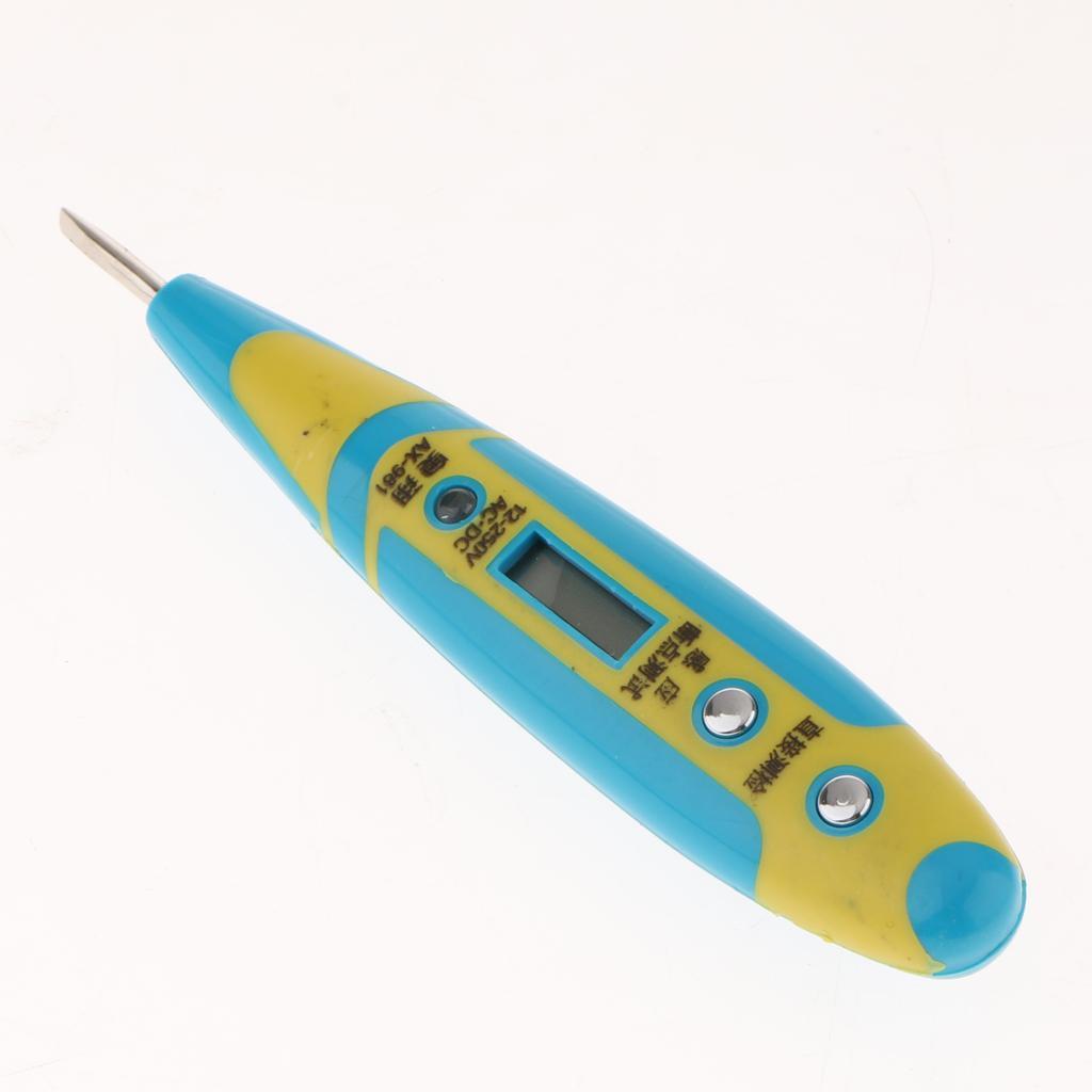 AC/DC Non-Contact Electric Test Pen Digital Voltage Detector Tester 12-250V