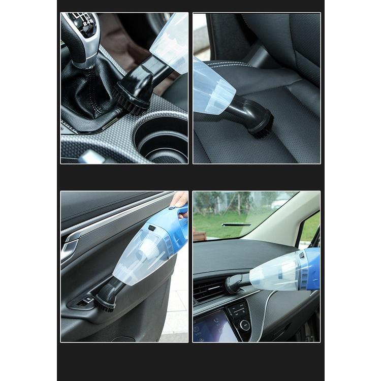 Máy hút bụi cầm tay công suất cao sử dụng ướt và khô lực hút mạnh 120w cho xe hơi