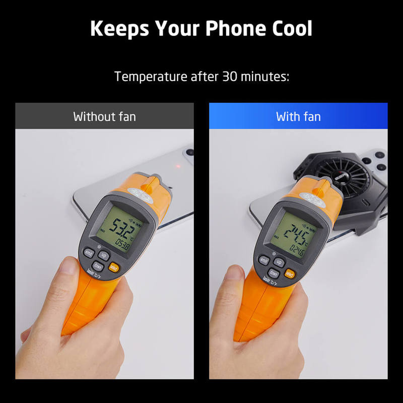 Quạt Tản Nhiệt Làm Mát Di Động Cao Cấp ESR Mobile Phone Cooling Fan cho Smartphone / iPhone / Samsung / Xiaomi / Sony / Oppo / Huawei / OnePlus - Hàng Nhập Khẩu