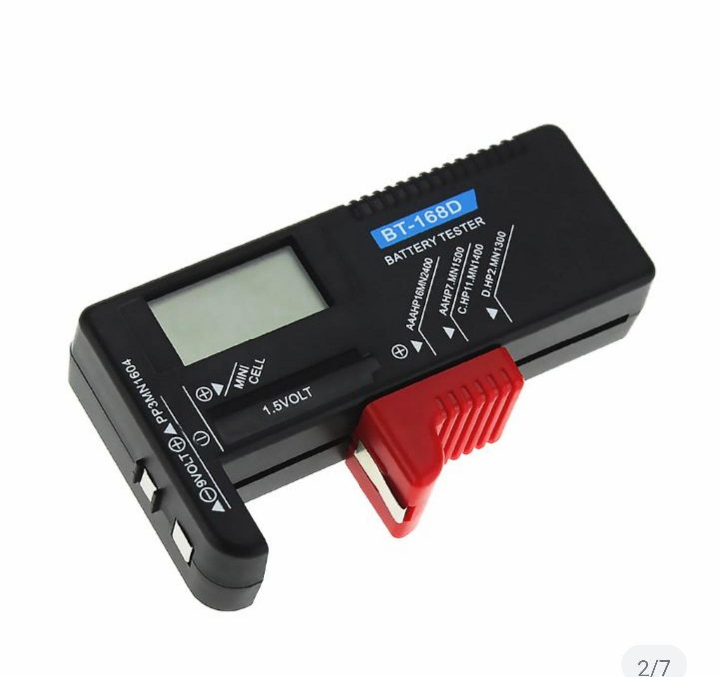 MÁY KIỂM PIN AA-AAA ĐIỆN TỬ KỸ THUẬT SỐ THÔNG MINH HÀNG CHUẨN