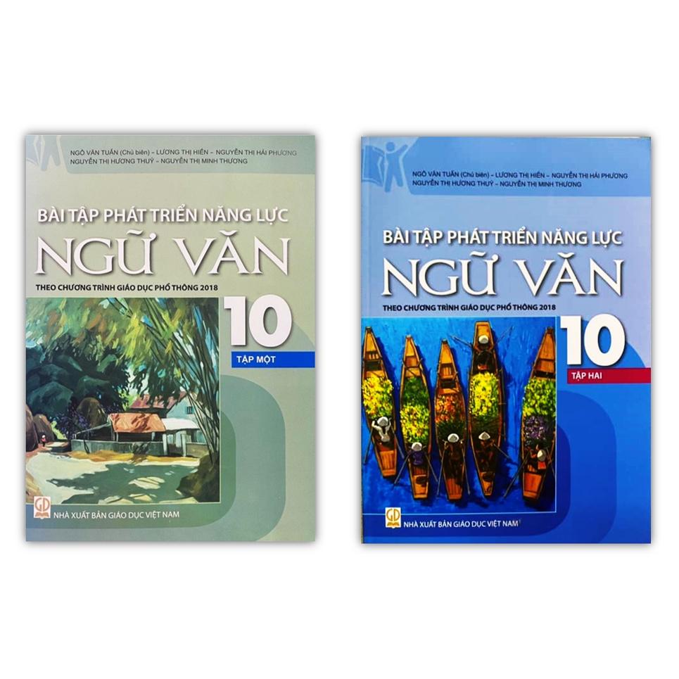 Sách - Combo Bài tập phát triển năng lực Ngữ Văn 10 - ( Tập 1 + Tập 2 )