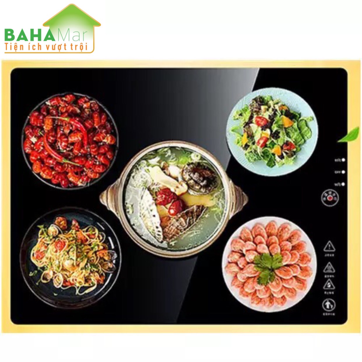 MÂM ĐIỆN THÔNG MINH CÁCH NHIỆT LÀM NÓNG GIỮ ẤM THỨC ĂN BAHAMAR cho bữa ăn hoàn hảo đảm bảo chất lượng ngon lành đến cuối bữa