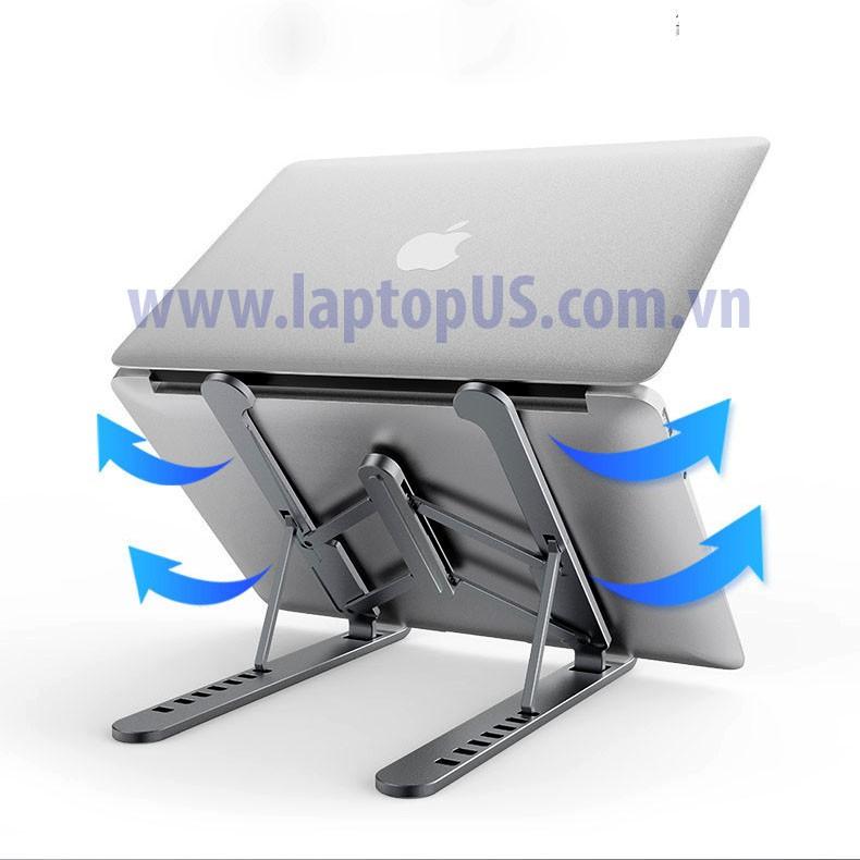 Giá Đỡ dành cho Laptop Macbook Nhôm Tản Nhiệt Điều Chỉnh Độ Cao Dễ Dàng Mang Đi