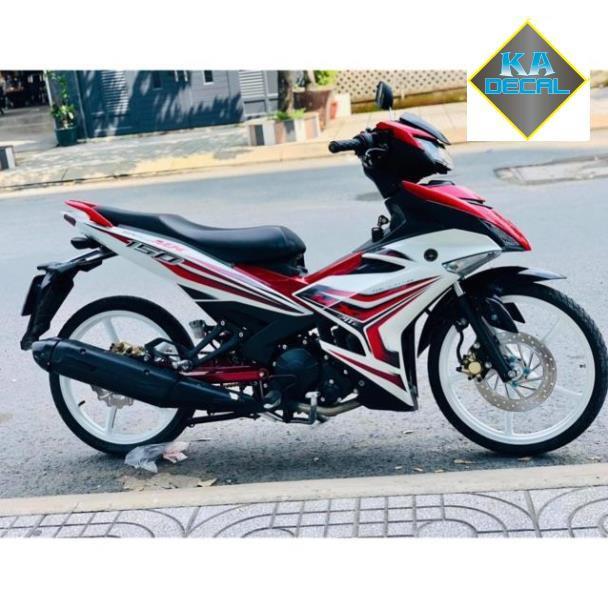 Tem rời exciter 150 mẫu jupiter mx trắng đỏ