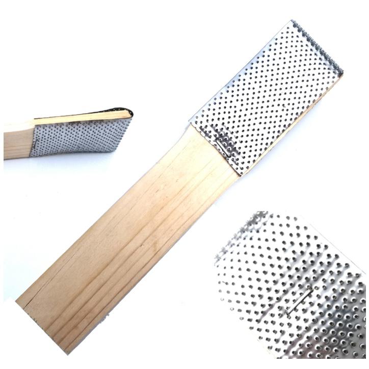 Gỗ ráp miếng bào ruột xăm, đánh giầy