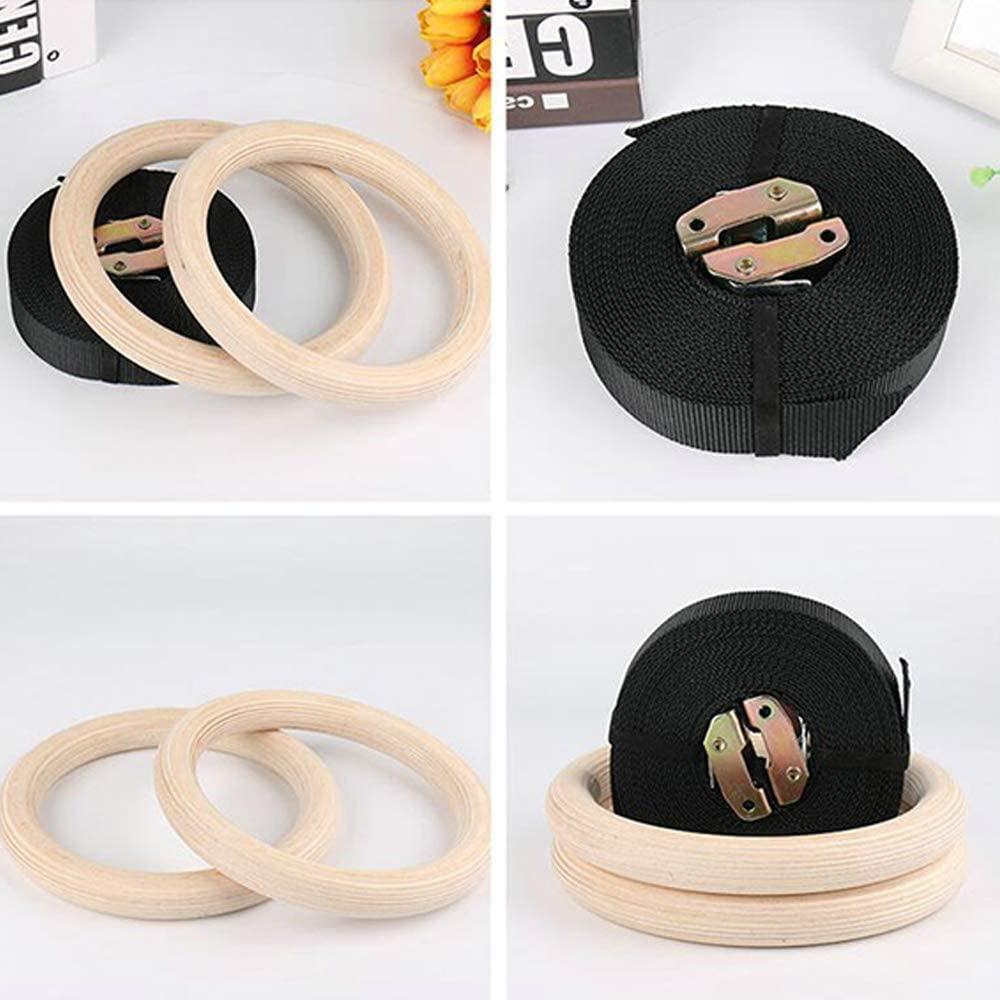 28 32mm thể dục bằng gỗ tập thể dục dụng cụ với khóa cam có thể điều chỉnh dây đeo tập thể dục thiết bị tập thể dục thiết bị sức mạnh thiết bị đào tạo Color: 32MM Single ring
