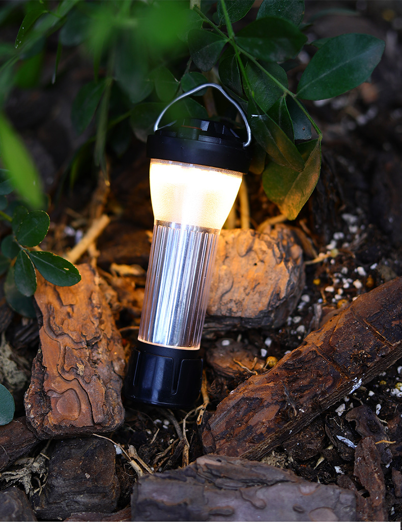 Đèn Led cắm trại dã ngoại mini đa năng 3 chế độ