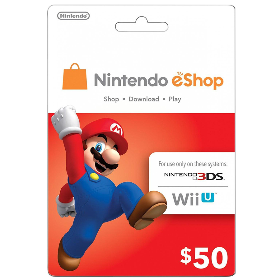 Thẻ Nintendo eShop 50 USD - Hàng Chính Hãng