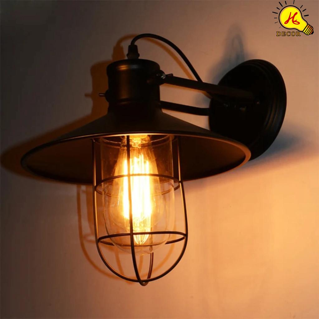 Đèn tường quán ca phê đèn tường vintage HQ màu  đèn rọi gắn tường đèn soi tranh deco trang trí phòng HQ DECOR (HÀNG NHẬP KHẨU)
