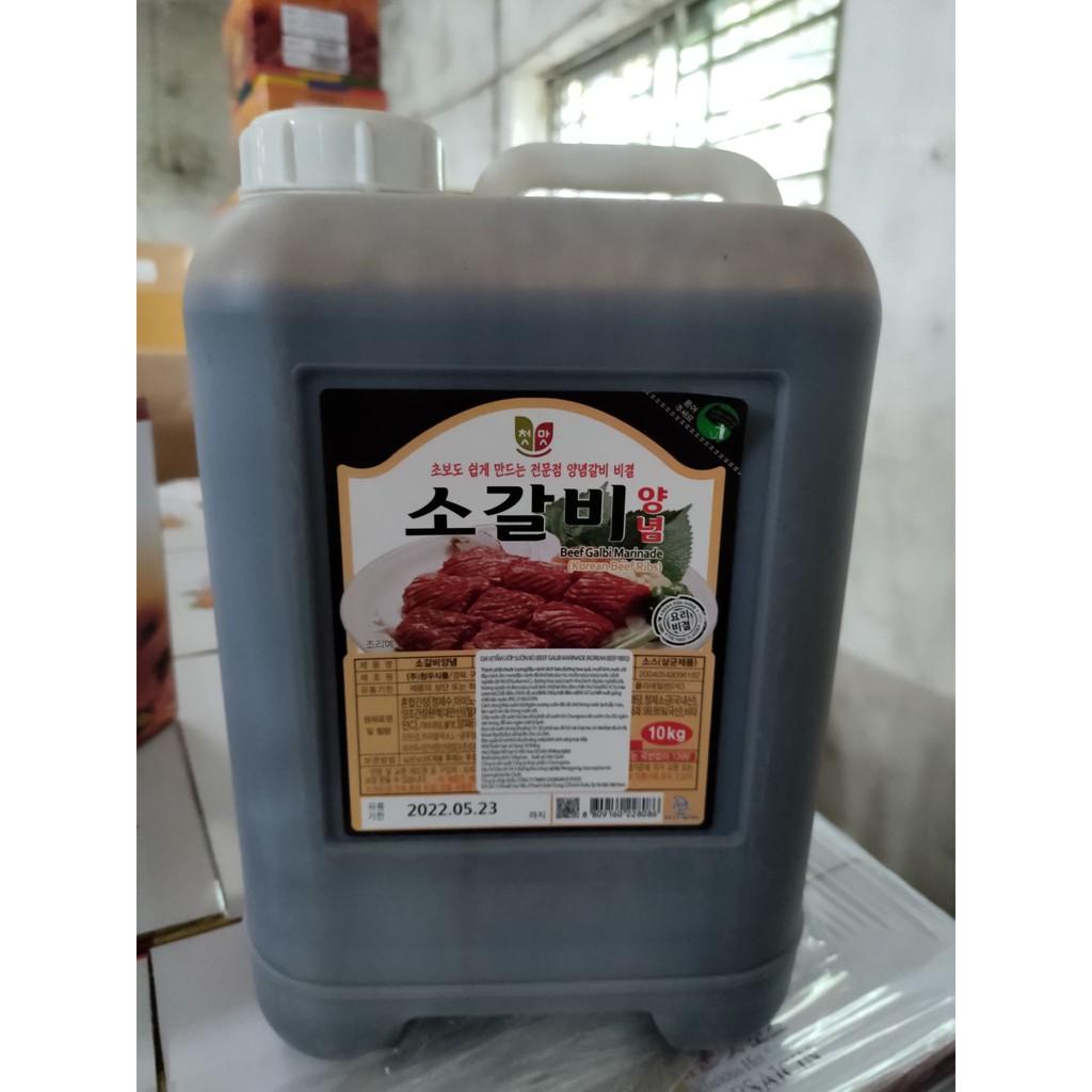 Sốt ướp thịt bò, Sốt ướp thịt lợn, Sốt ướp sườn lợn chungwoo 10kg can to cho nhà hàng