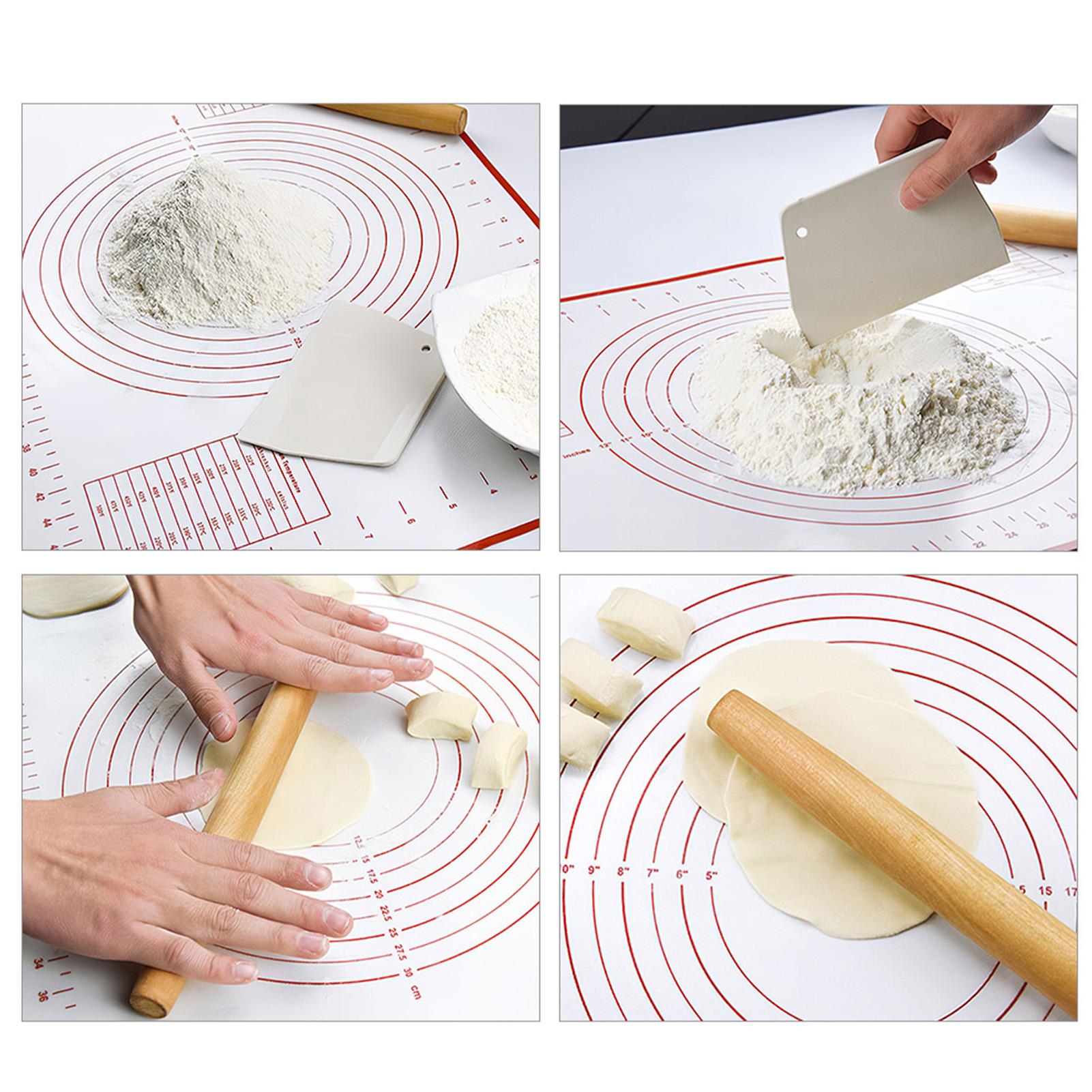 Tấm silicone làm bánh ngọt không dính cho nhà bếp, có thông số làm bánh in sẵn