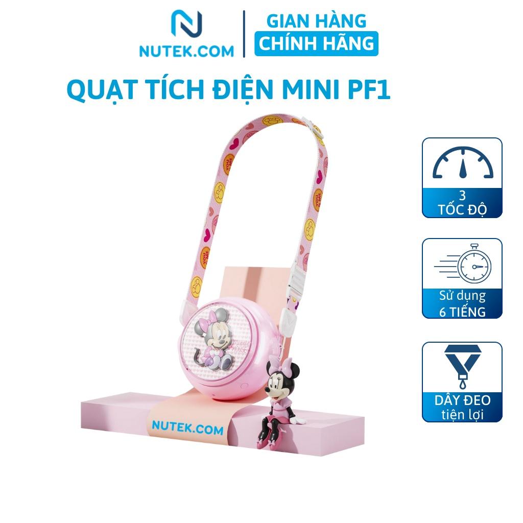 Quạt tích điện Disney PF1 mini chất liệu nhựa cao cấp, độ bền cao thích hợp mang theo làm việc, đi du lịch