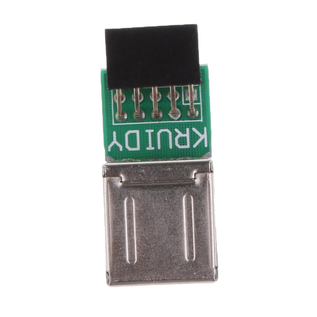 9 Pin header to USB2.0 Adapter Motherboard 9P to Dual USB2.0 Female Card