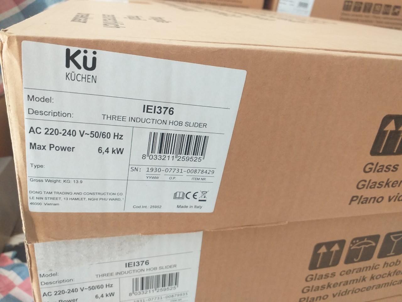 Bếp Điện Từ Cảm Ứng KUCHEN MI376 - Hàng nhập khẩu