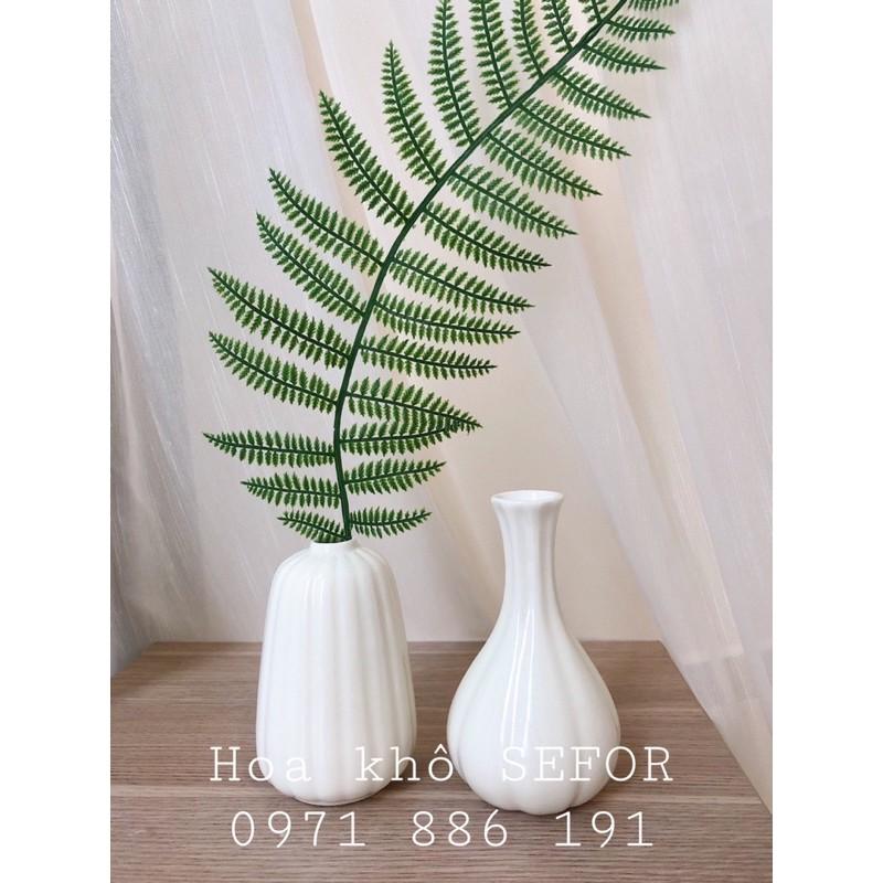 Bình/Lọ hoa sứ trắng - Bình gốm mini - Gốm Bát Tràng decor