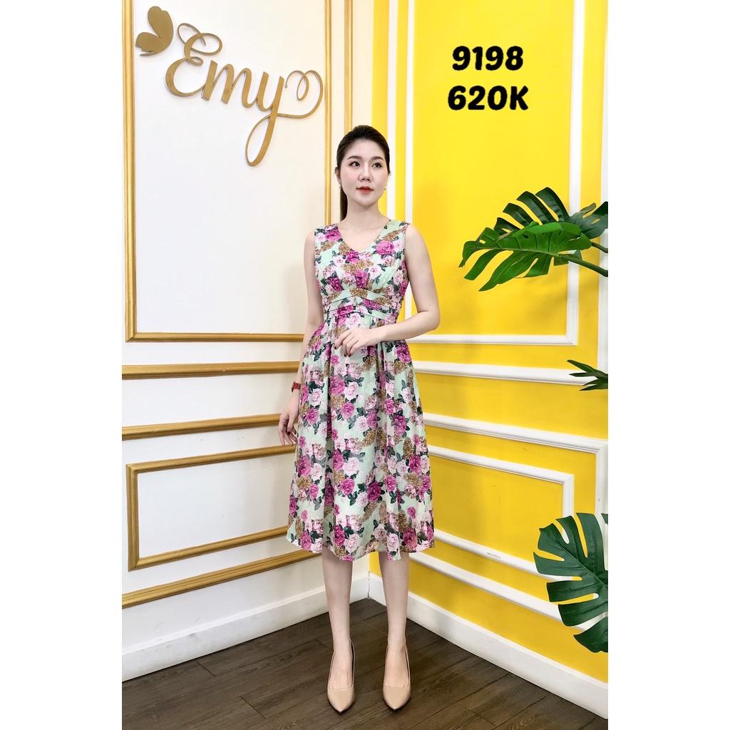 Đầm EMY EM9198 Cổ V Sát Nách