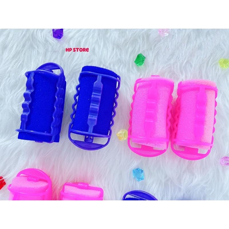 2 Lô Có Thanh Cuốn Tóc Bằng Mút Uốn Cong, Giữ Nếp Tóc Xoăn Hàng Đẹp
