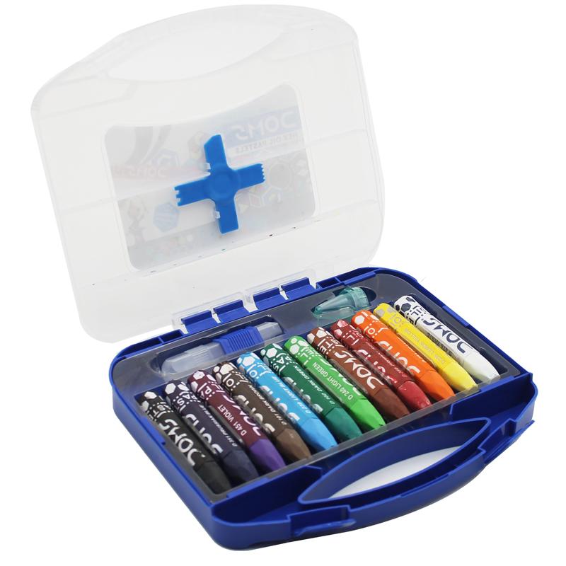 Hộp 12 Bút Sáp Dầu Hex Oil Pastels - DOMS 8414