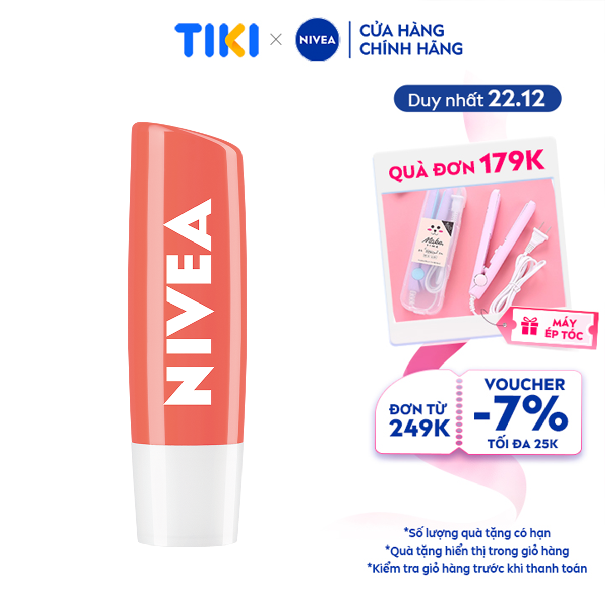Son Dưỡng Ẩm Nivea Hương Đào 85031