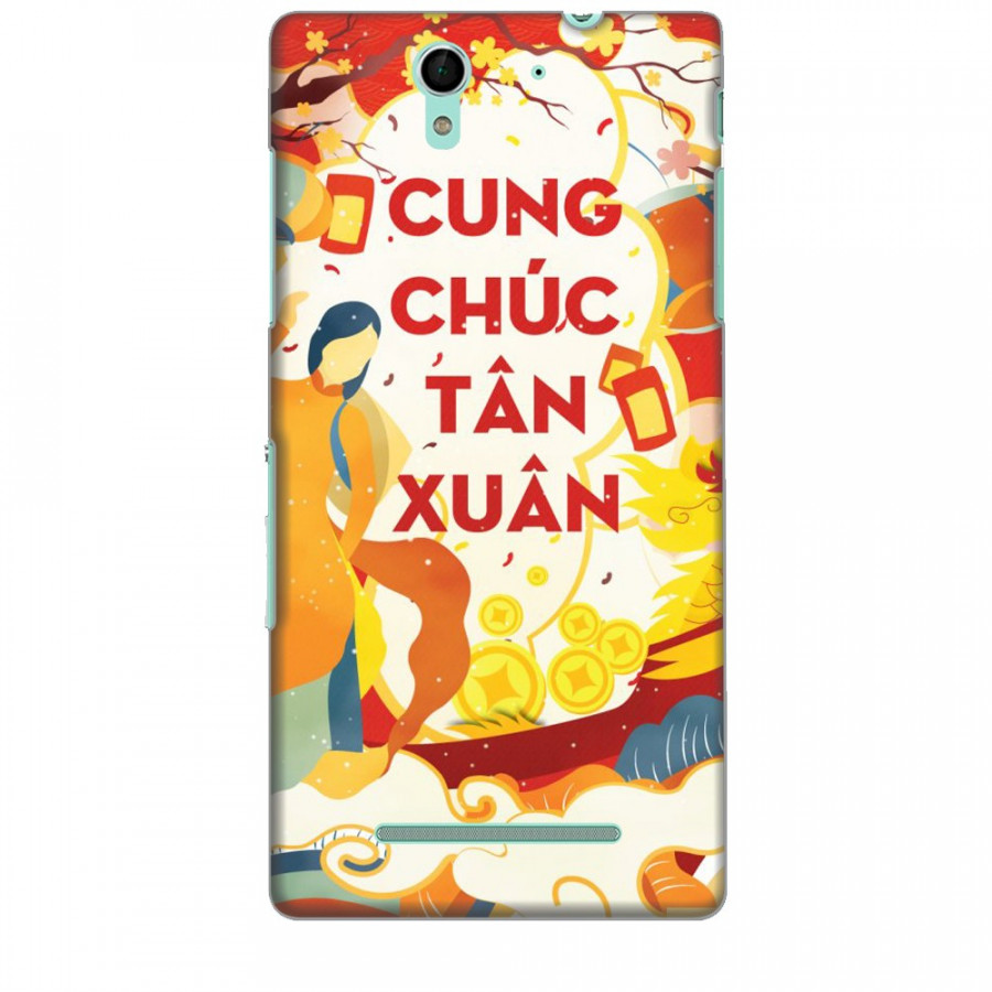 Ốp lưng dành cho điện thoại SONY C3 Cung Chúc Tân Xuân