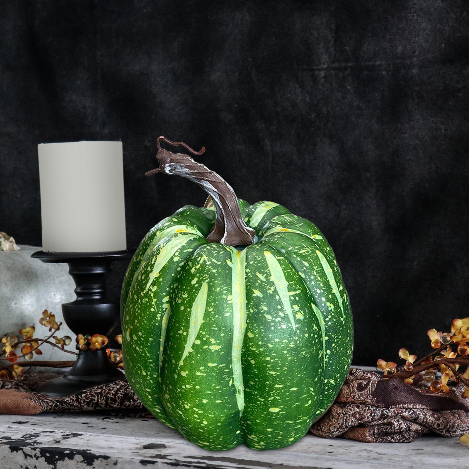 Artificial Pumpkin Foam Pumpkin Fall Harvest Decorative Pumpkin for Shelf Tabletop Centerpiece Festival Party Halloween Decor