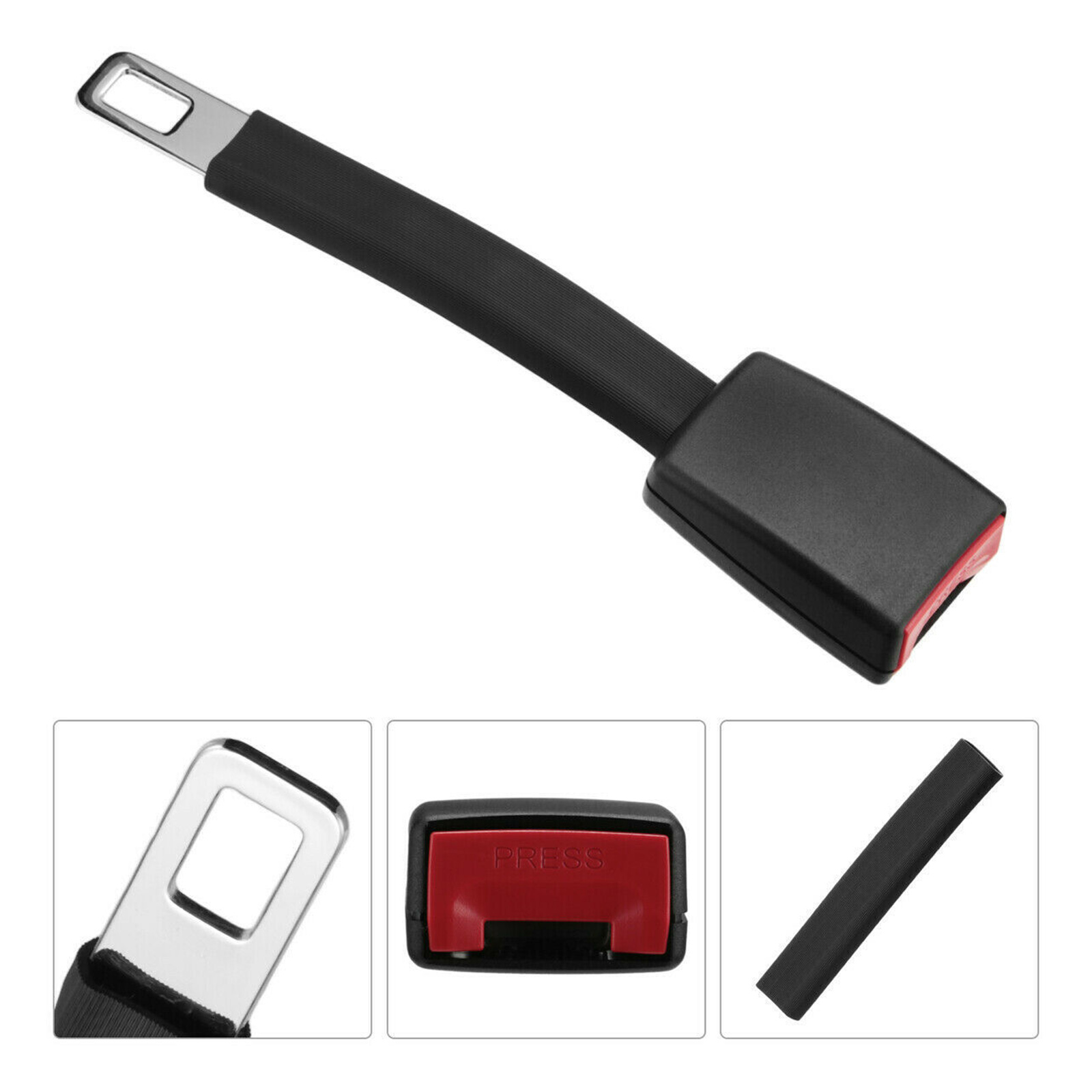 Bộ mở rộng đai an toàn trên ô tô 25cm bằng ABS + Thép không gỉ