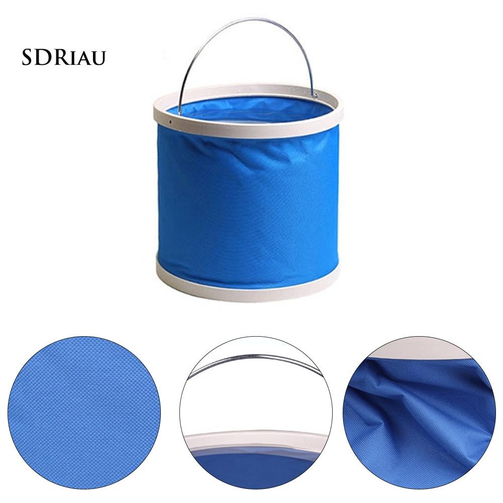 Xô nước nhựa 11L nhỏ gọn thích hợp mang đi cắm trại